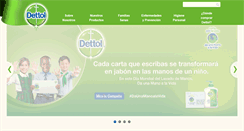 Desktop Screenshot of dettol.cl